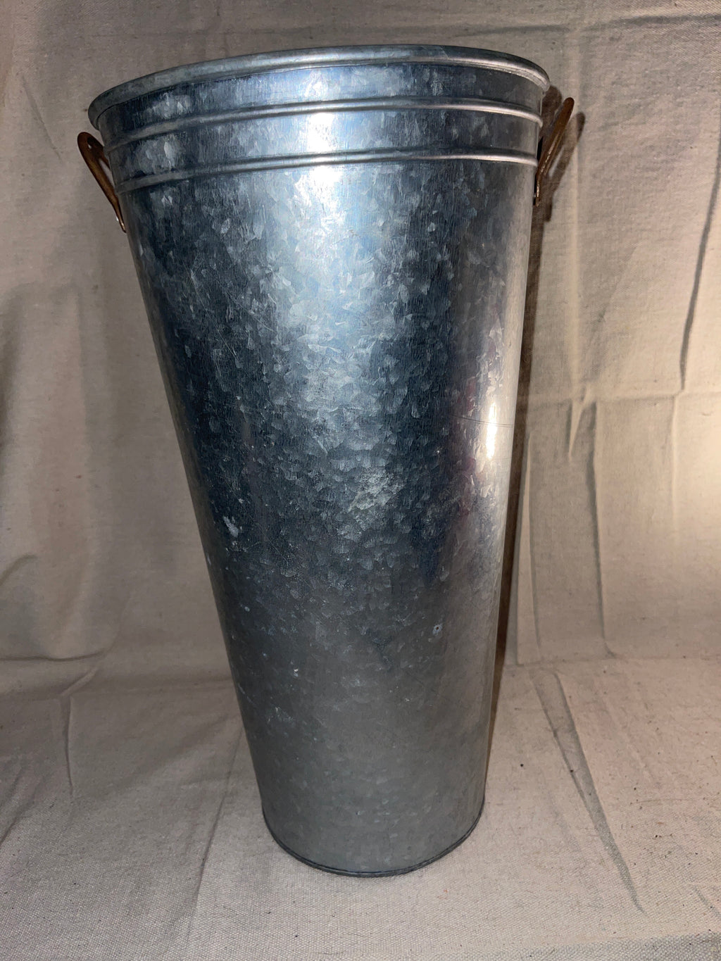 Floral & Butterfly Metal Decorative Bucket