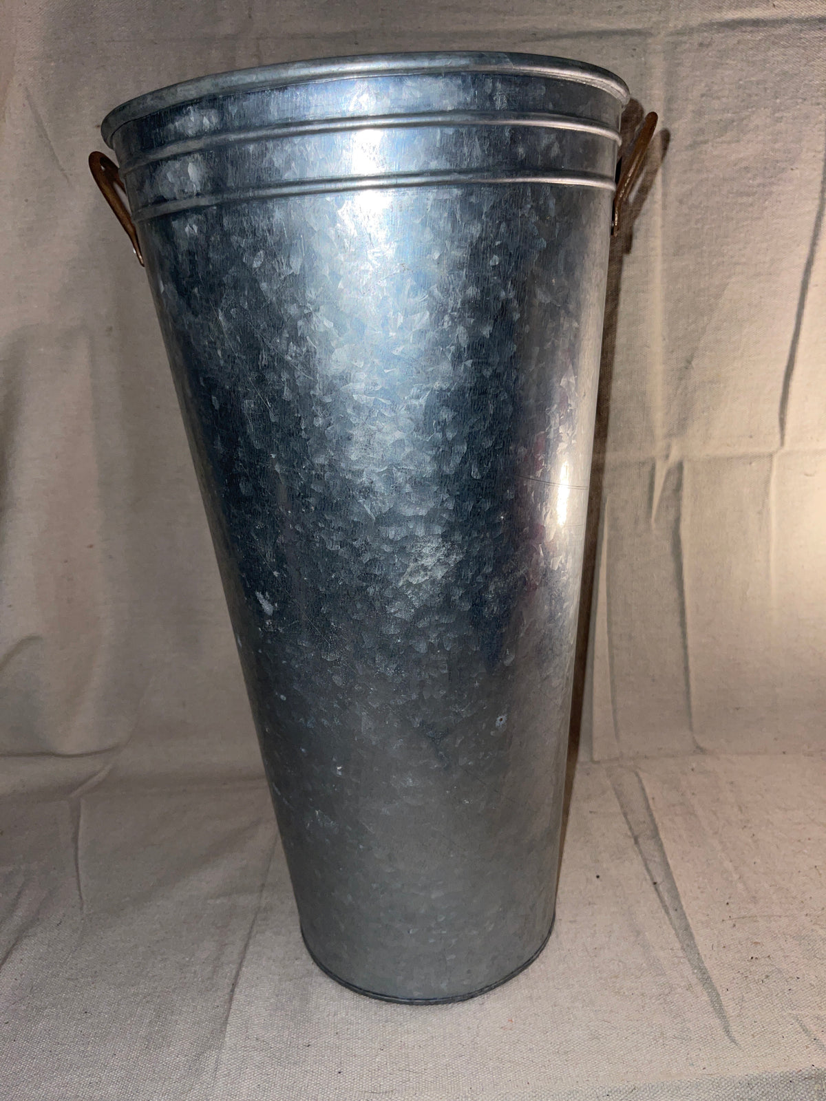 Floral & Butterfly Metal Decorative Bucket