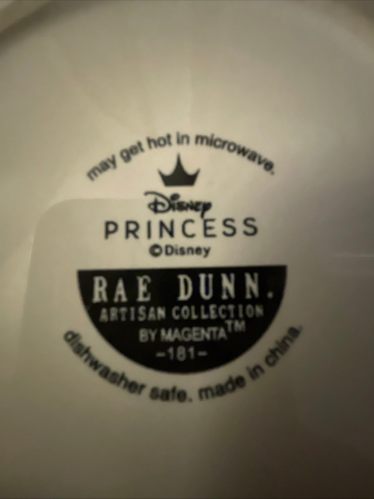 Rae Dunn Cinderella Carriage Canister and Three Plates