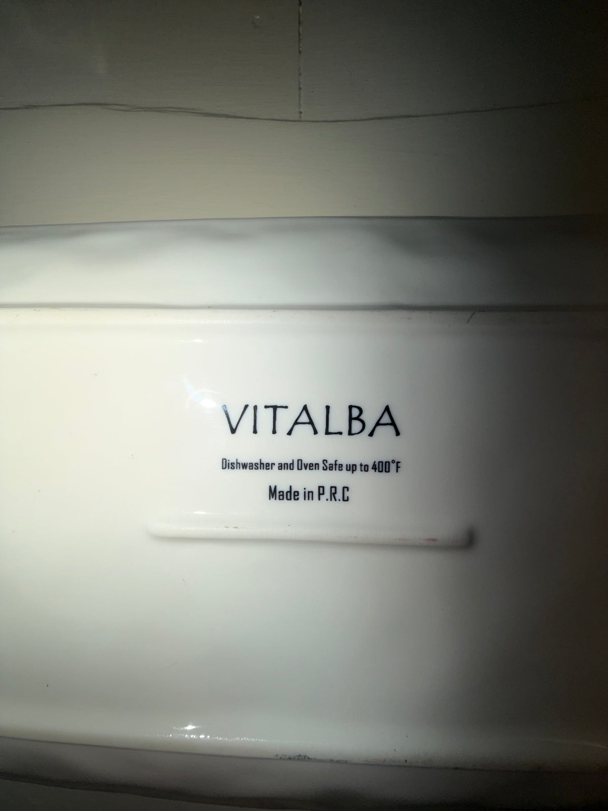 Vitalba Magnolia Botanical Ceramic Tray with Silver Handles