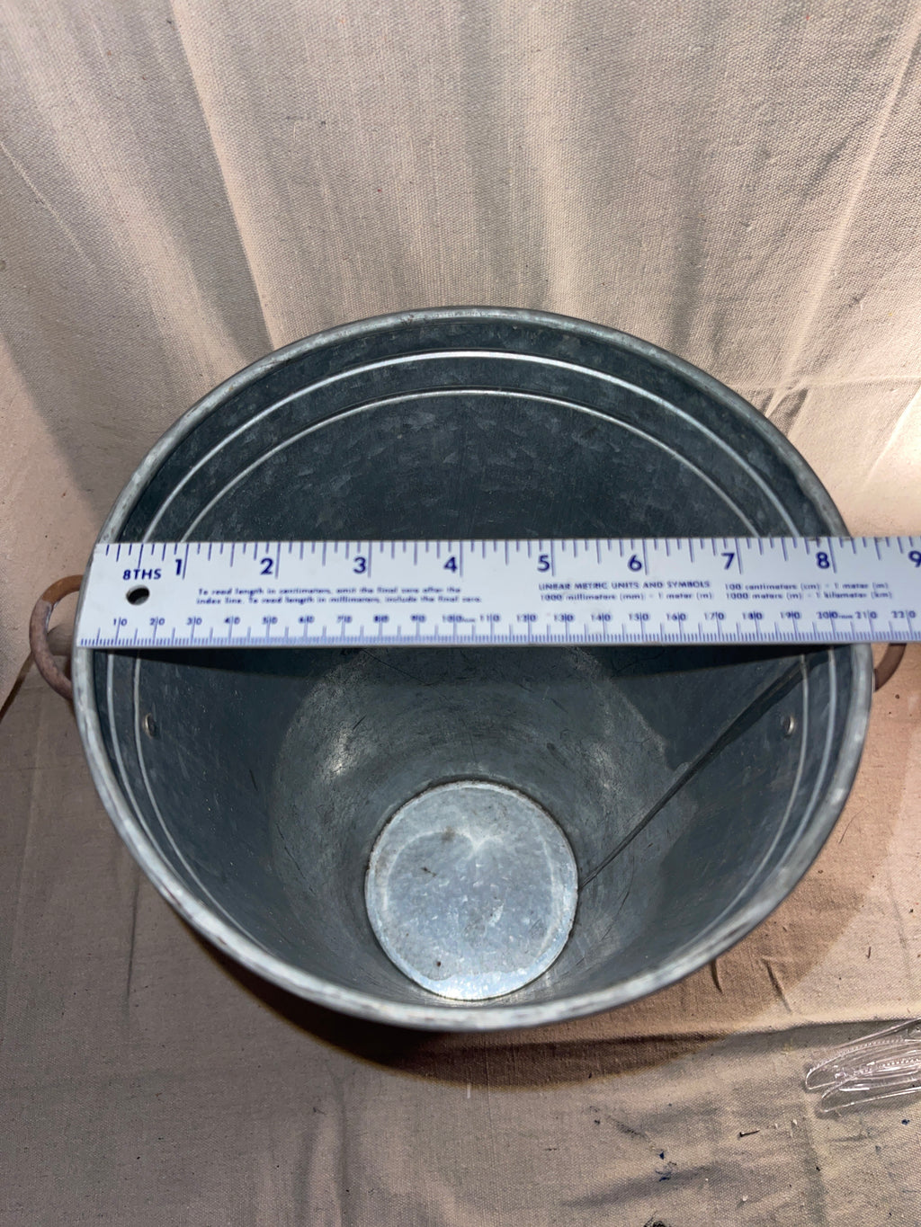 Floral & Butterfly Metal Decorative Bucket