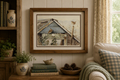 Bird Song print by Marjolein Bastin Vintage Framed Print