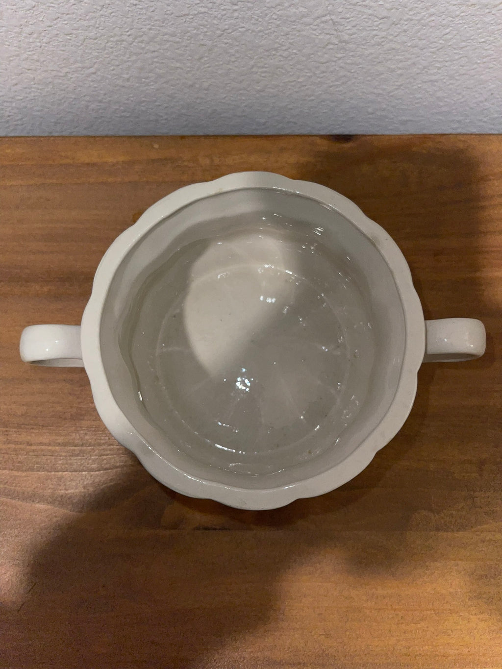Gibson Everyday Double-Handle Floral Soup Bowl