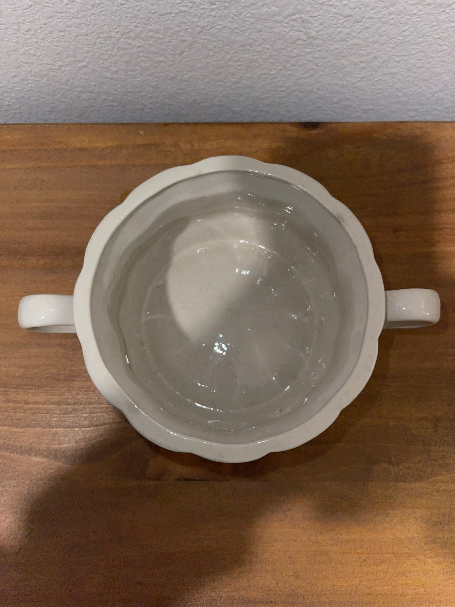 Gibson Everyday Double-Handle Floral Soup Bowl